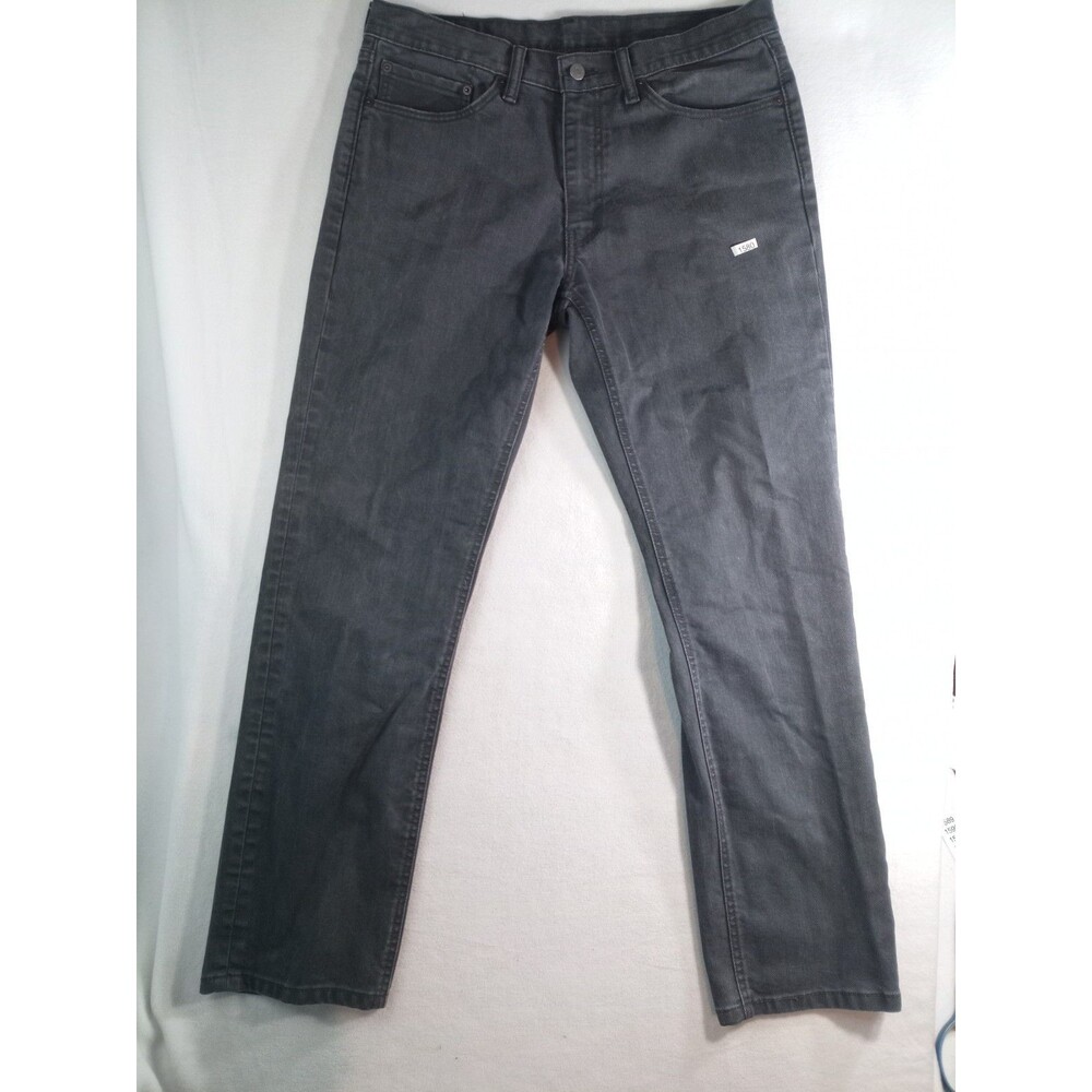 Levis 541 Athletic Fit Jeans Mens 34x32 Gray Wash Stretch Tapered Denim (P)